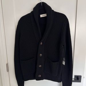 Buck Mason Black Herdsman Shawl Cardigan